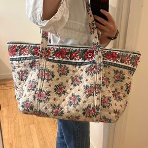 Vintage Vera Bradley weekender large tote